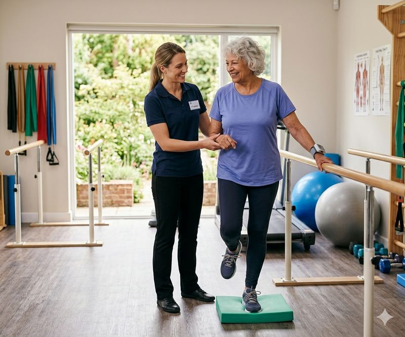 Physical therapy session at Continental Nursing & Rehabilitation